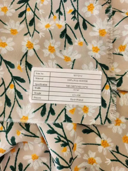 Design personalizado impressão tecido de seda pura crepe chiffon memória pano tecido de cetim para vestido blusa forro vestuário têxtil